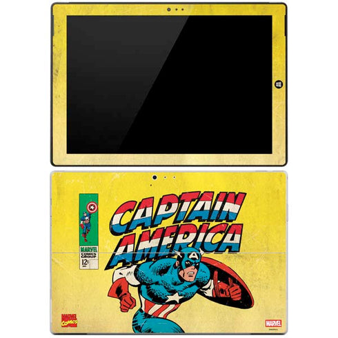 Marvel Classic Comics Captain America Surface Pro 3 Skin